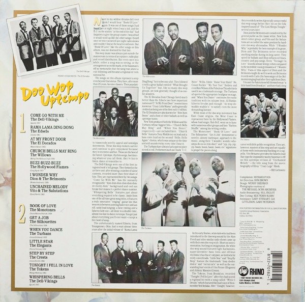 Various - The Best Of Doo Wop Uptempo 2 Various - The Best Of Doo Wop Uptempo - Imagen 2