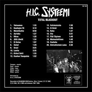 H.I.C. Systeemi - Total Blackout 2 H.I.C. Systeemi - Total Blackout - Imagen 2