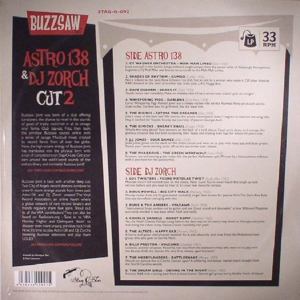 Various - Buzzsaw Joint - Astro 138 & DJ Zorch Cut 2 2 Various - Buzzsaw Joint - Astro 138 & DJ Zorch Cut 2 - Imagen 2