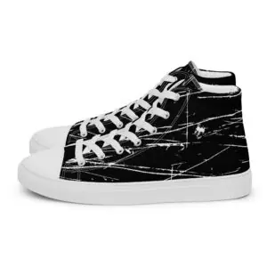 Revista Punk Magazine 7 zapatillas altas de lona punk rock